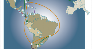 RedCLARA abre enlace de 100 Gbps entre Chile, Panamá y Estados Unidos